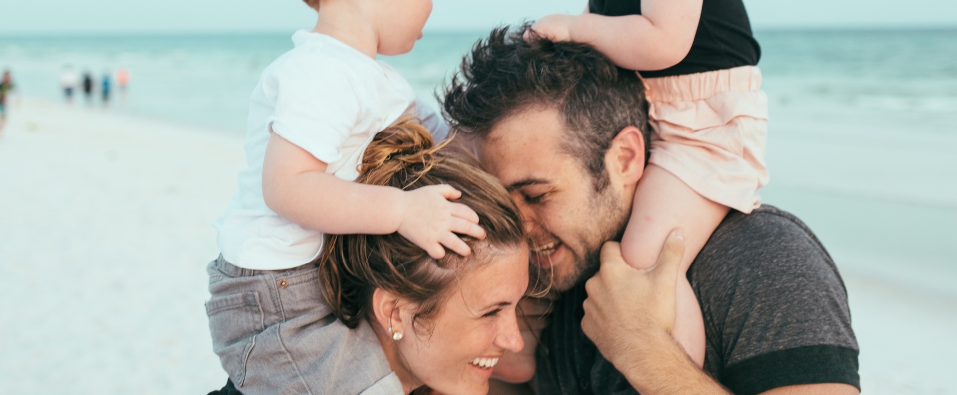 Family on Beach
